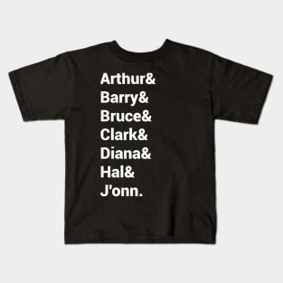 Names of Justice Kids T-Shirt